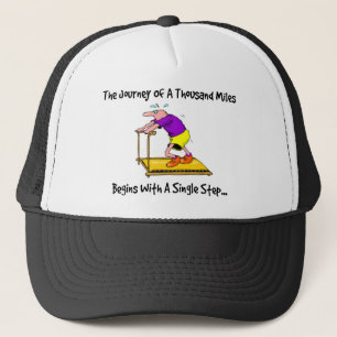 Gorra De Camionero Viaje De Mil Millas - Motivación Para Hacer Ejerci