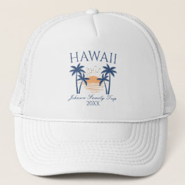 Gorra De Camionero Viaje de vacaciones en familia Hawái