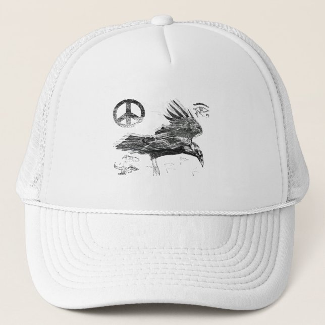 Gorra De Camionero viaje del cuervo (Anverso)