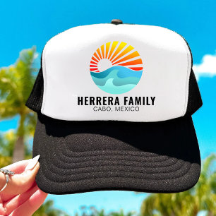 Gorra De Camionero Viaje familiar de vacaciones de personalizar 2025