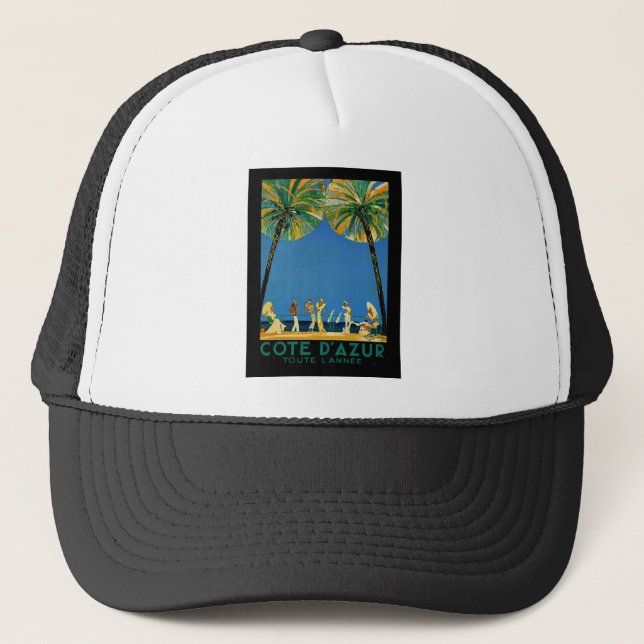 Gorra De Camionero Viaje francés en la Costa Azul (Anverso)