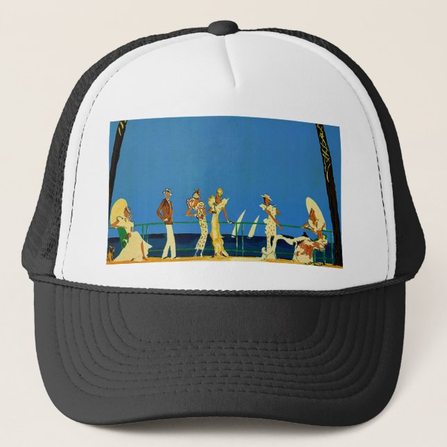 Gorra De Camionero Viaje francés en la Costa Azul (Anverso)