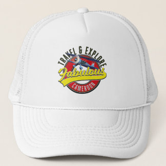 Gorra De Camionero Viaje y explore el fabuloso logo de Camerún