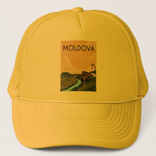 Gorra De Camionero Viajes a Moldavia (Anverso)