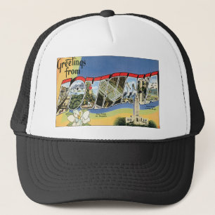 Gorra De Camionero Viajes Antiguos, Saludos Desde el Golfo de Louisia