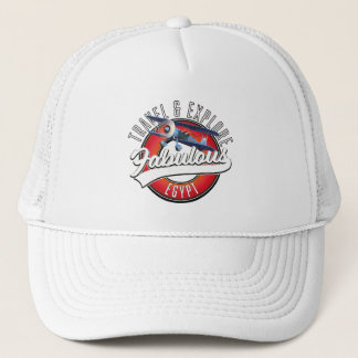Gorra De Camionero Viajes para explorar el fabuloso logo de Egipto.