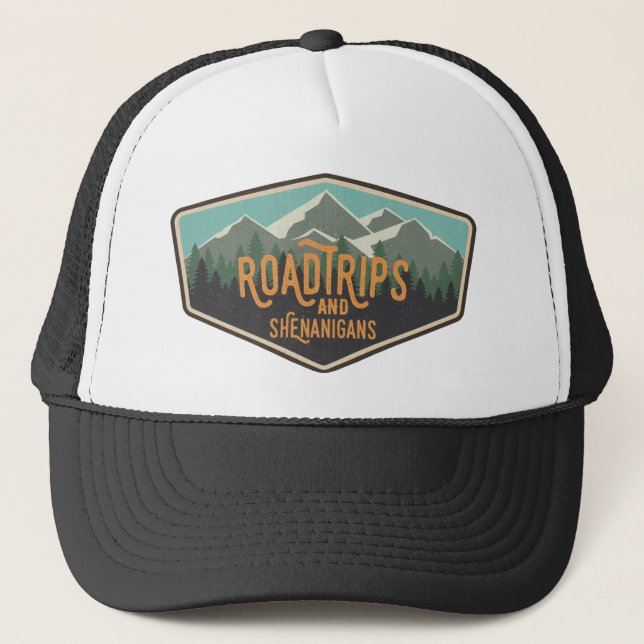 Gorra De Camionero Viajes por carretera y travesías (Anverso)
