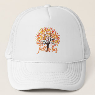 Gorra De Camionero Vibes de caída - Árbol de caída cómodo