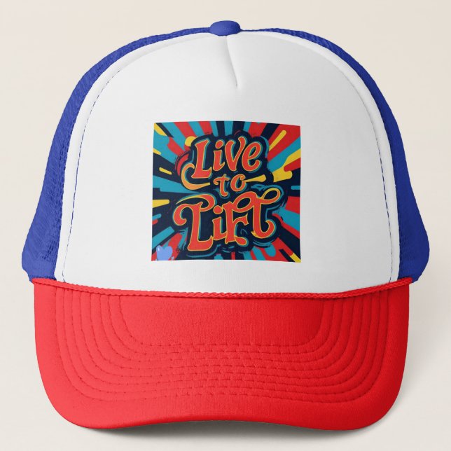 Gorra De Camionero "Vibes de entrenamiento de fuerza" (Anverso)