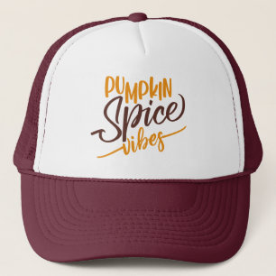Gorra De Camionero Vibes de especias de calabaza
