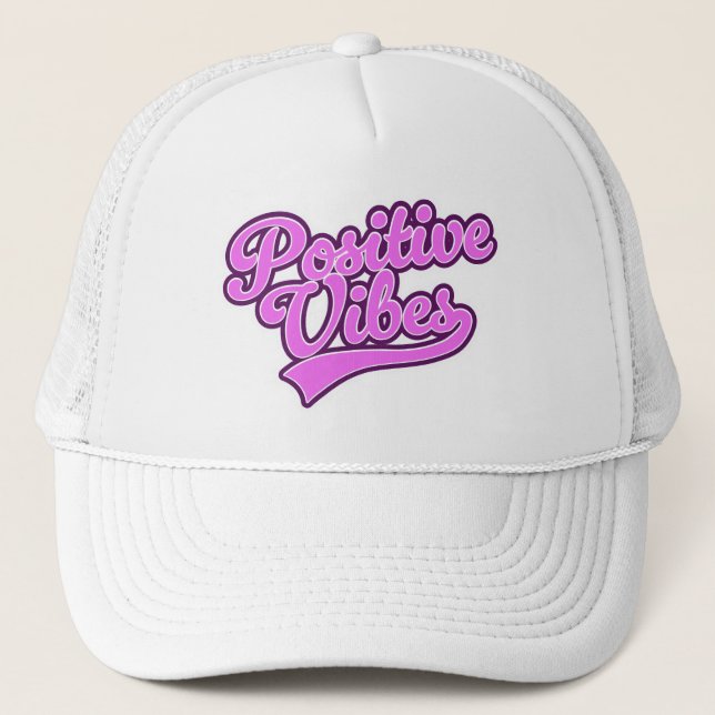 Gorra De Camionero Vibes positivas (Anverso)
