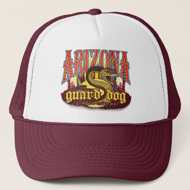 Gorra De Camionero Víbora de Arizona en guardia (Anverso)