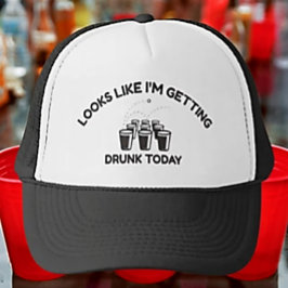 Gorra De Camionero Vibraciones de Borrachera Cargando | Diseño de Vid