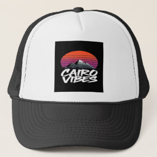 Gorra De Camionero Vibraciones de El Cairo Antiguo Estilo Callejero