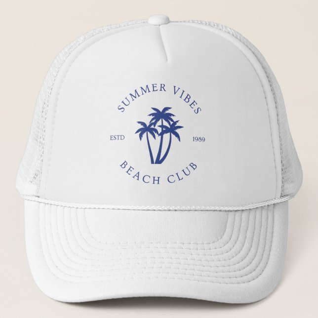 Gorra De Camionero Vibraciones de Verano (Anverso)