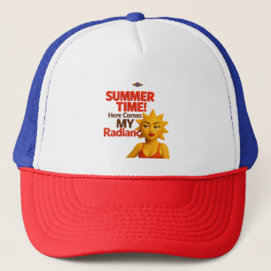 Gorra De Camionero Vibraciones de Verano: ¡Irradia Tu Brillo!