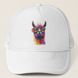 Gorra De Camionero Vibrante Ilustracion de cabeza de llamada - Colori