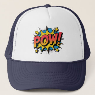 Gorra de camionero Vibrante Retro POW! estilo arte
