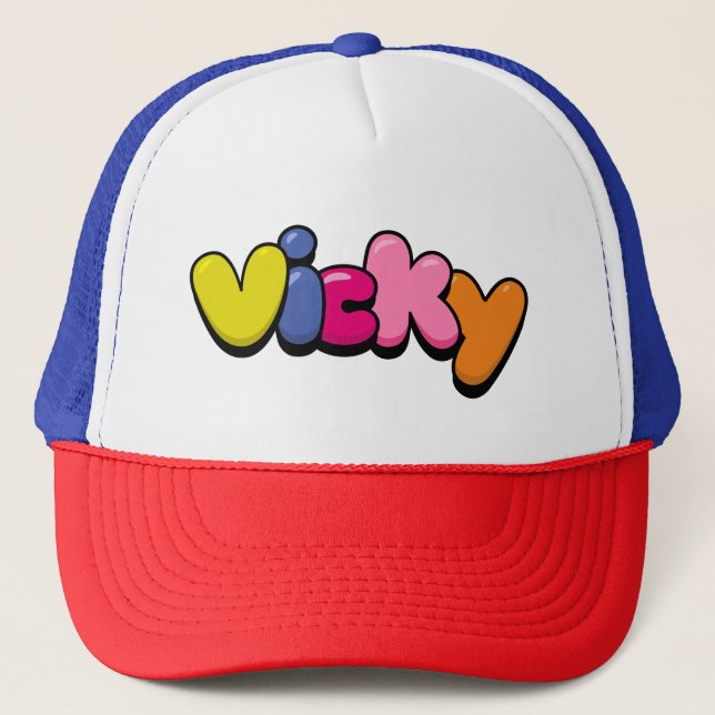 Gorra De Camionero Vicky (Anverso)