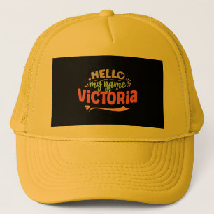 Gorra De Camionero Victoria - mi nombre es Victoria