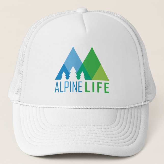 Gorra De Camionero Vida alpina (Anverso)