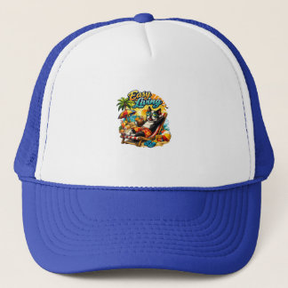 Gorra De Camionero Vida de Boston Terrier Fácil