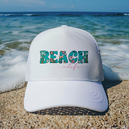 Gorra De Camionero Vida de playa de Cute Retro