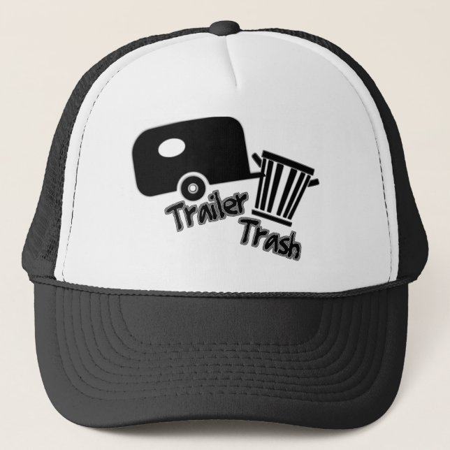 Gorra De Camionero ¡Vida de Trailerpark!  Iconos divertidos de la (Anverso)