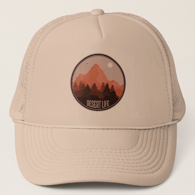 Gorra De Camionero Vida del desierto (Anverso)
