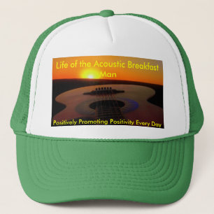 Gorra De Camionero Vida del hombre acústico del desayuno