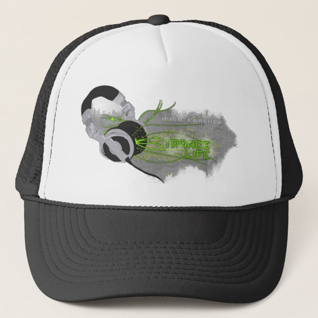 Gorra De Camionero Vida del trance (Anverso)