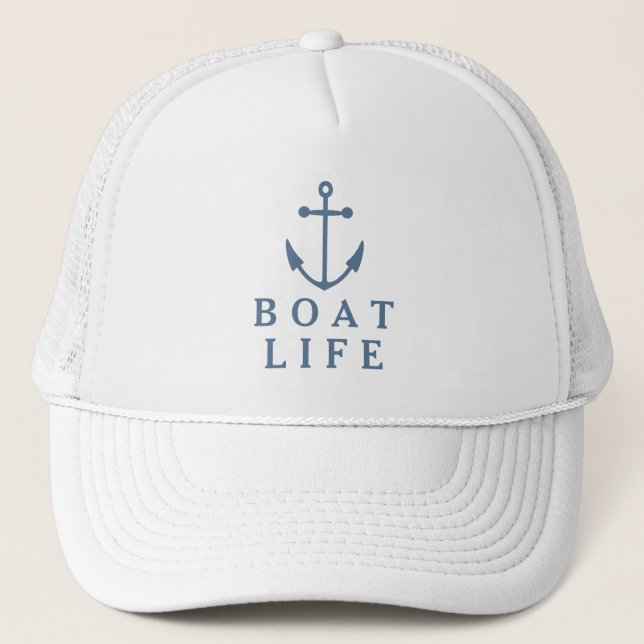 Gorra De Camionero Vida en barco (Anverso)