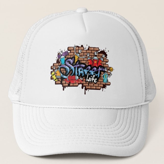Gorra De Camionero Vida en la calle (Anverso)