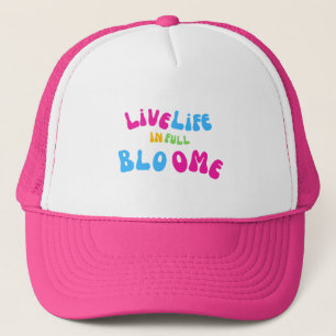 Gorra De Camionero Vida en vivo motivadora en pleno auge