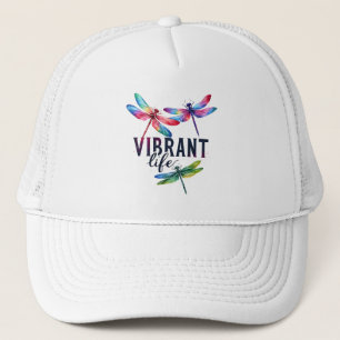 Gorra De Camionero Vida vibrante - Dragonfly artístico