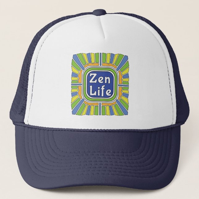Gorra De Camionero Vida Zen para mí (Anverso)