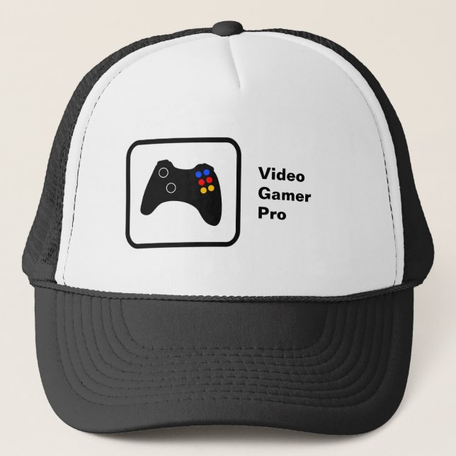 Gorra De Camionero Video Gamer Pro (Anverso)