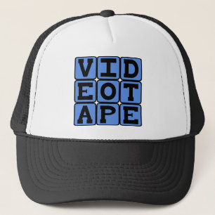 Gorra De Camionero Videocasete, cinta VHS