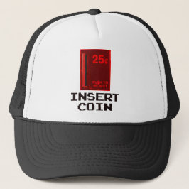 Gorra De Camionero Videojugador clásico - inserte la moneda