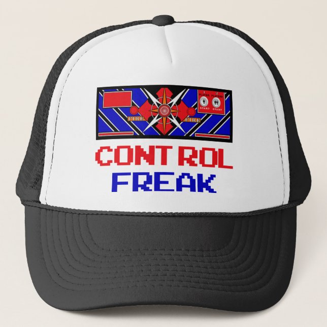 Gorra De Camionero Videojugador clásico - obseso del control (Anverso)