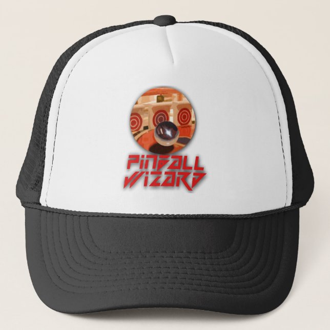 Gorra De Camionero Videojugador clásico - pinball (Anverso)