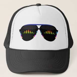 Gorra De Camionero Vidrios falsos - barra de EQ