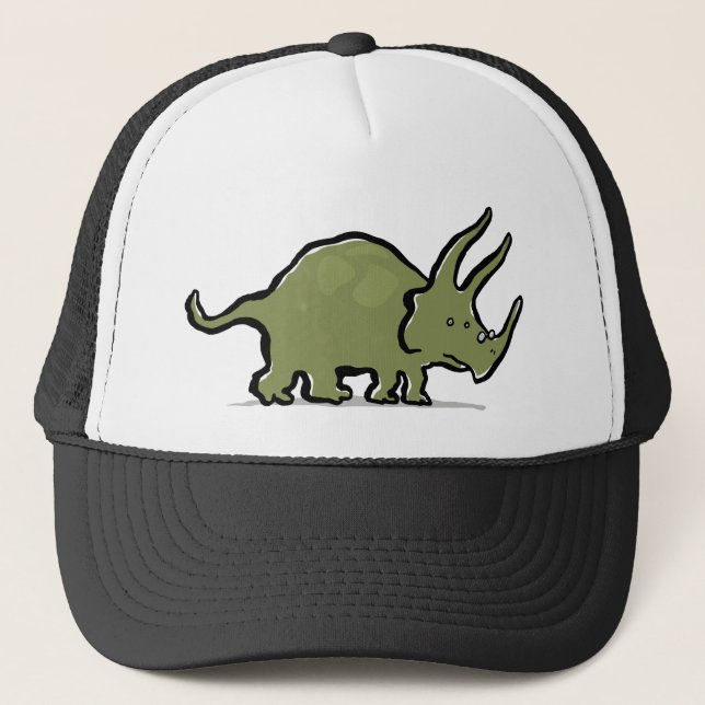 Gorra De Camionero vidrios que llevan del triceratops (Anverso)