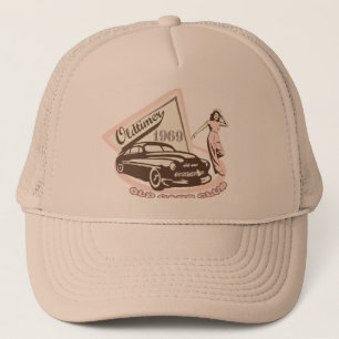 Gorra De Camionero Viejo club 69 del coche