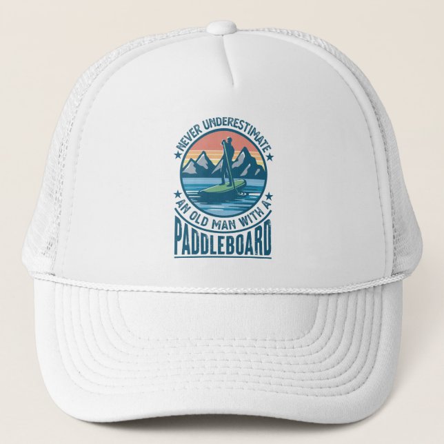 Gorra De Camionero Viejo con papá de albarda de albarda (Anverso)