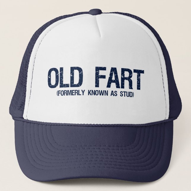 Gorra De Camionero Viejo Fart, conocido antes como perno prisionero (Anverso)