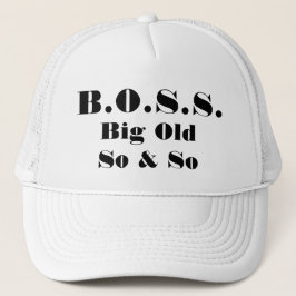 Gorra De Camionero Viejo grande de BOSS tan y tan