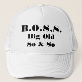 Gorra De Camionero Viejo grande de BOSS tan y tan
