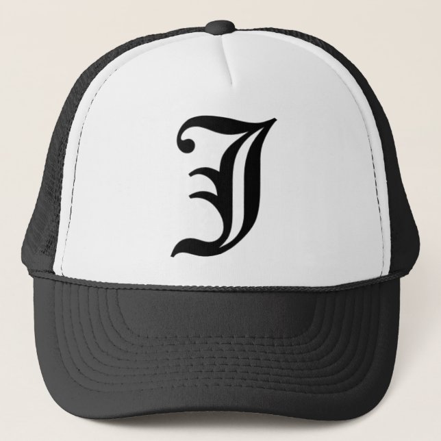 Gorra De Camionero viejo inglés del J-texto (Anverso)