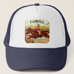 Gorra De Camionero Viejo jeo de la Carreras de Caballo de la Raza